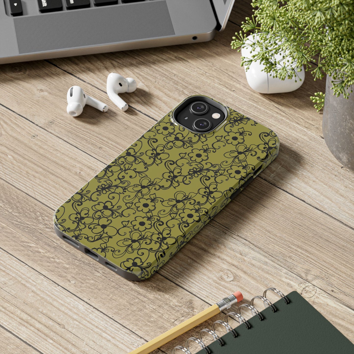 Daisy Jungle Green Phone Case