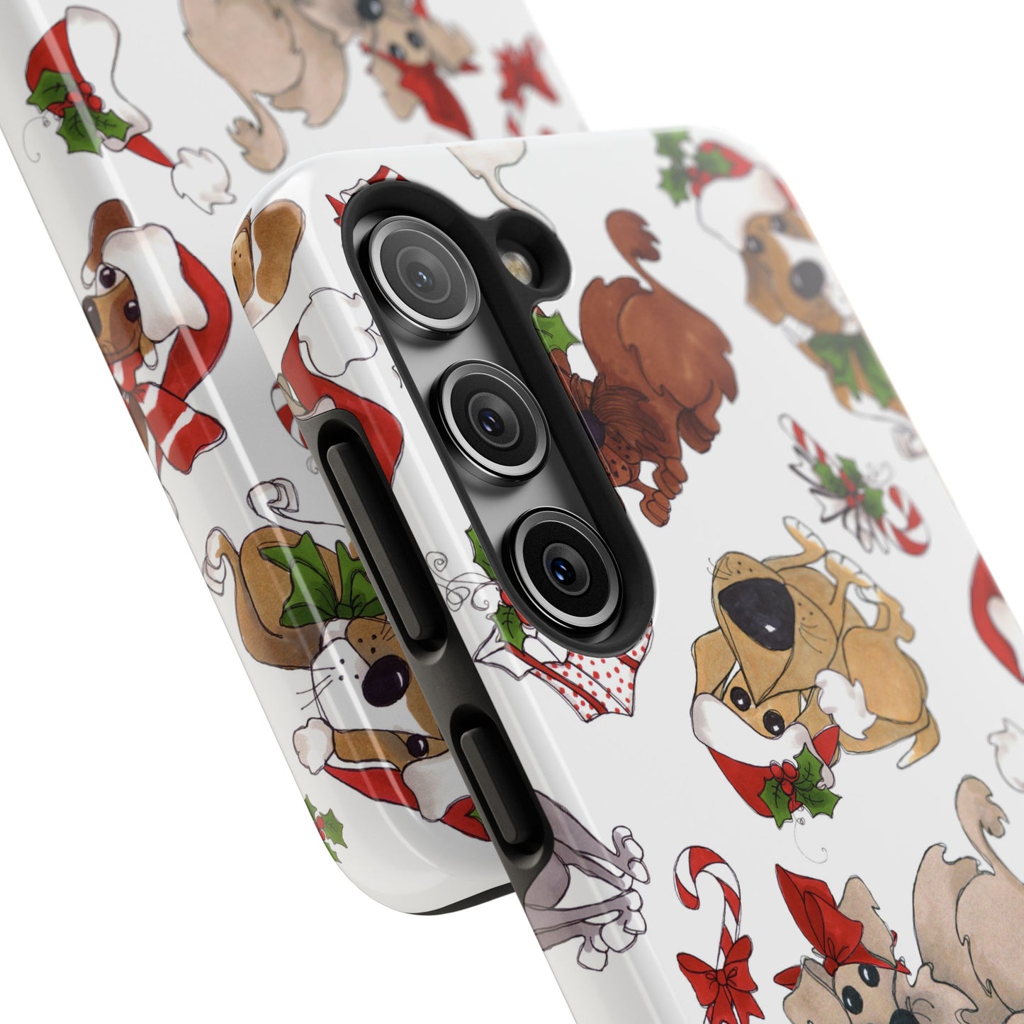 Doggie Toss White Phone Case