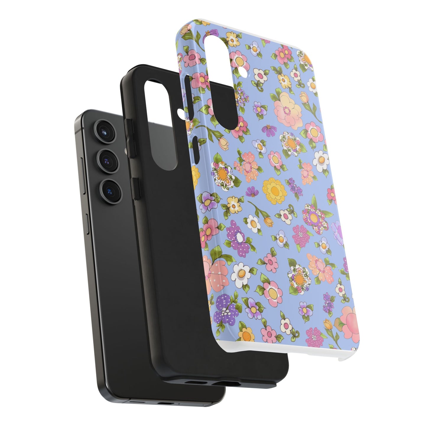 Flowery Blue Phone Case
