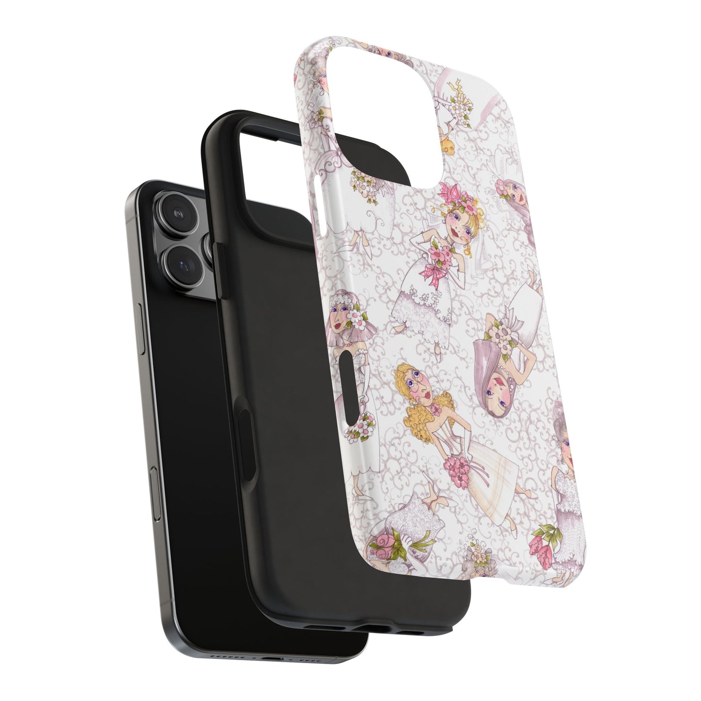 Bridal Scroll Phone Case