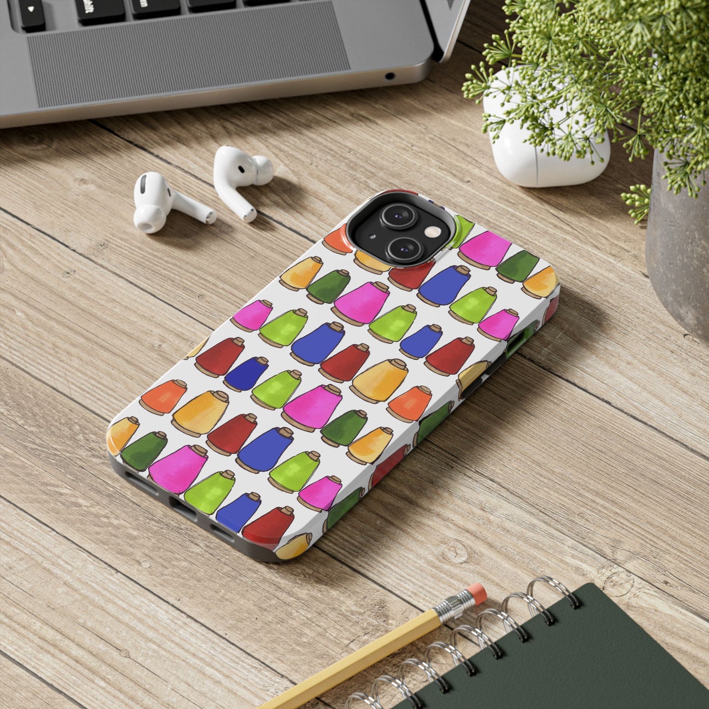 Coneiferous White / Multi Phone Case
