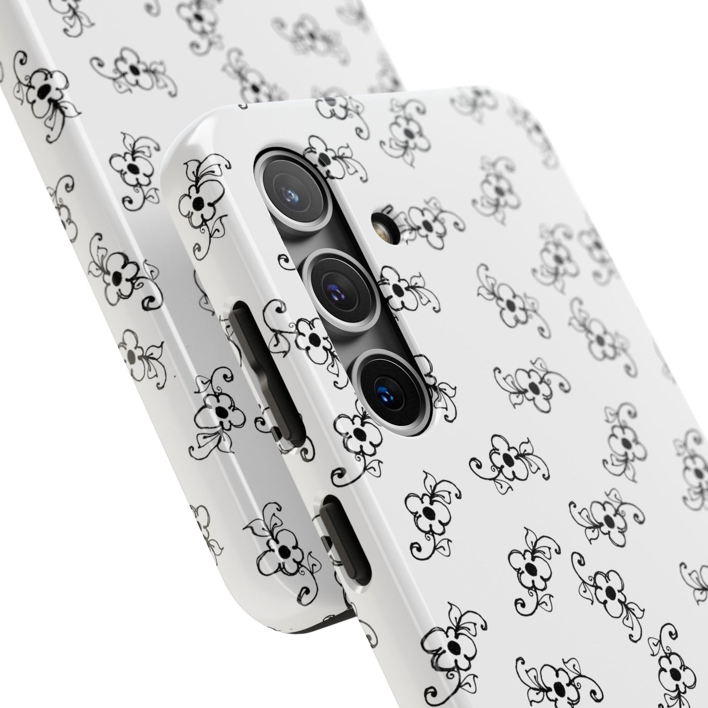 Favorite Daisies White / Black Phone Case