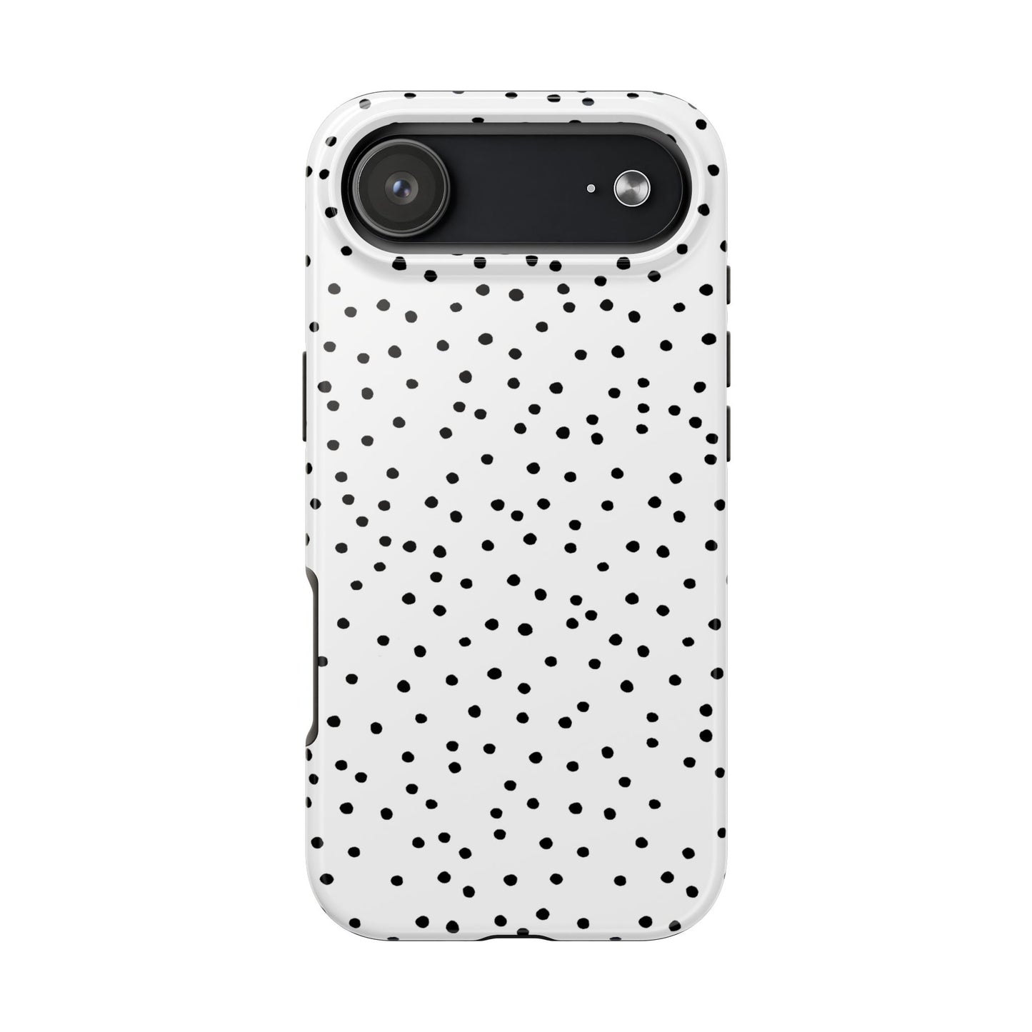 Dinky Dots White / Black Phone Case