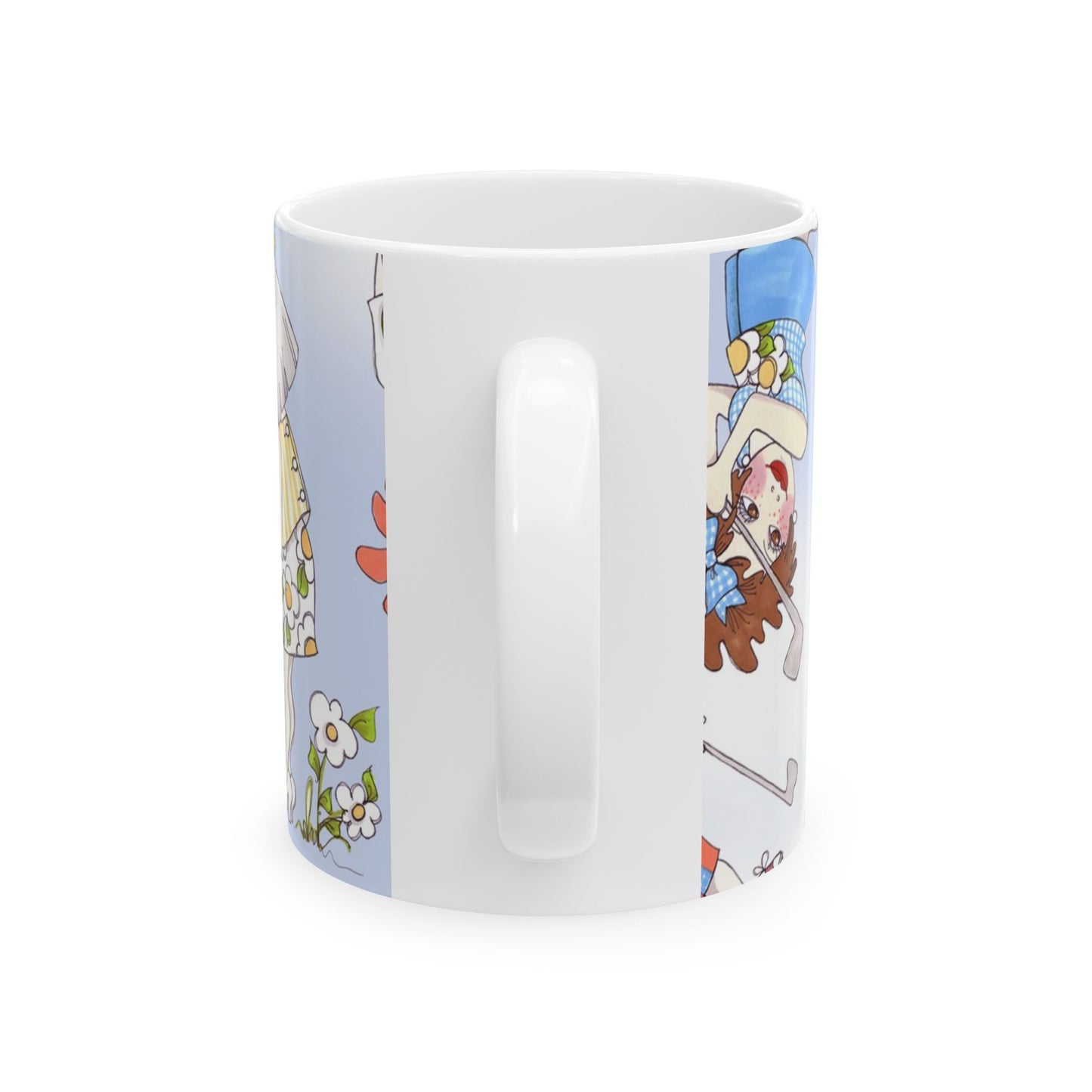 Tossed Golfer Girls Blue Cup