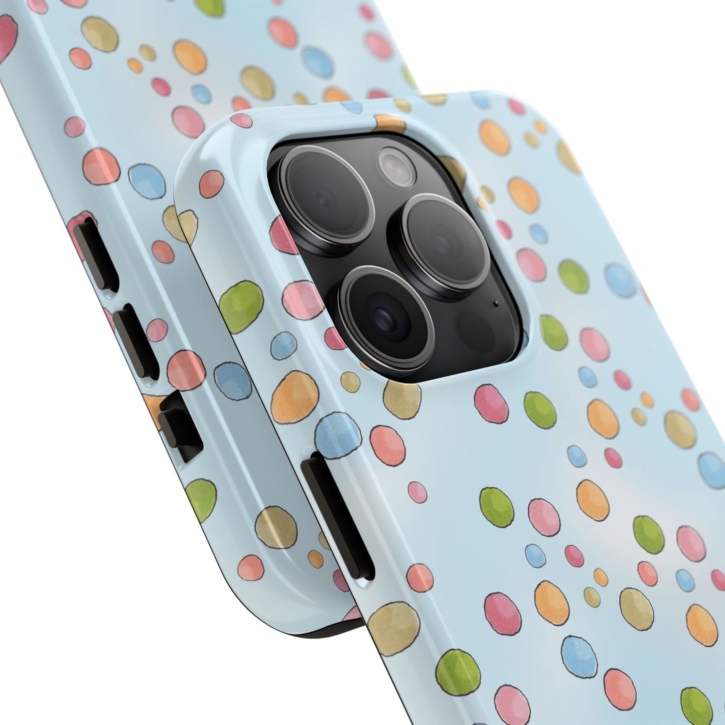 Clown Dots Blue Sky Phone Case