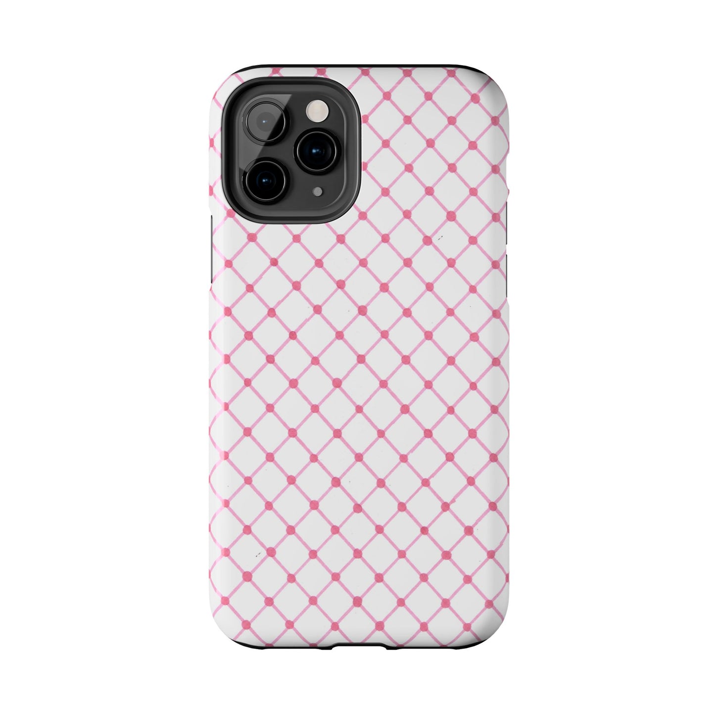 Cyclone Fence White / Pink Phone Case