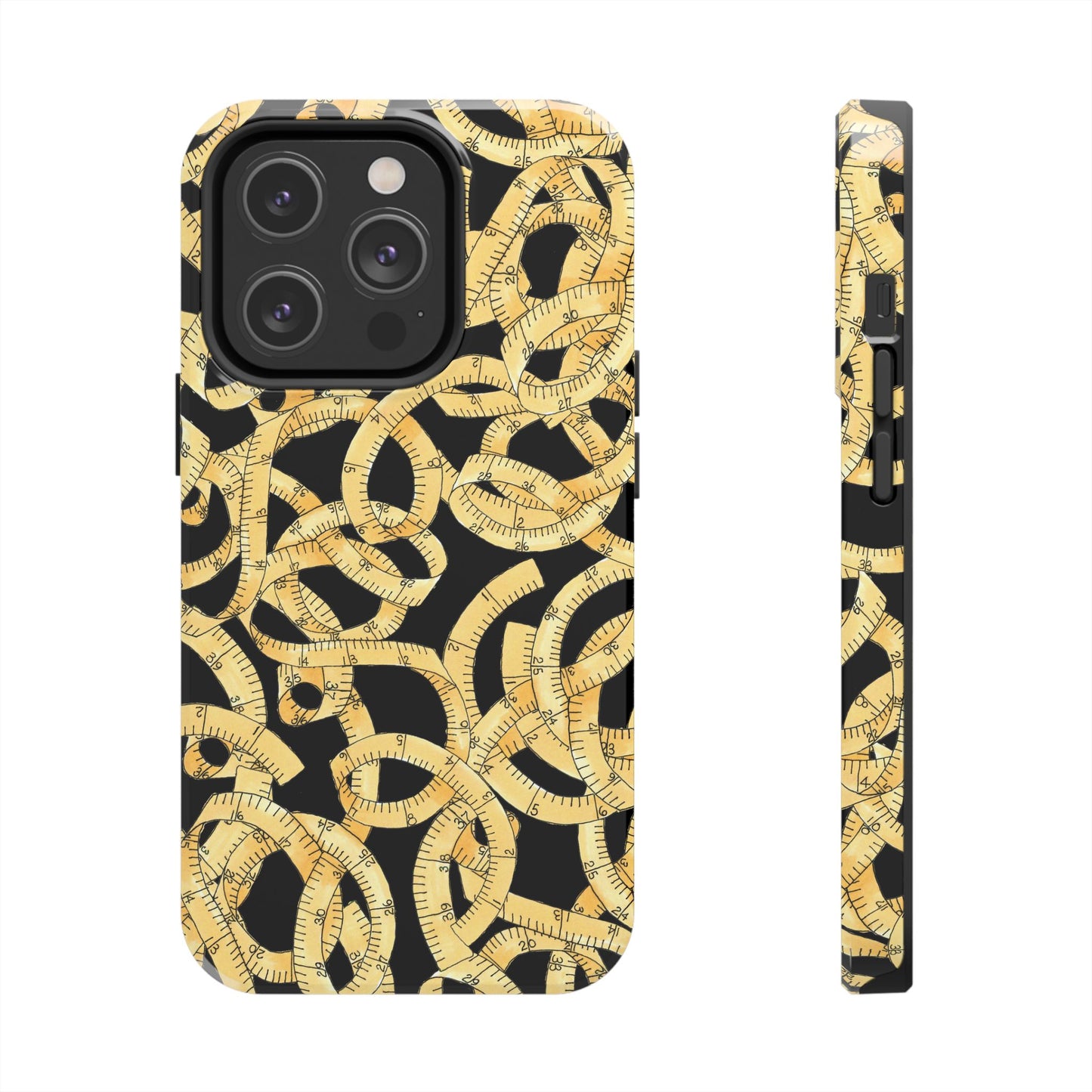 Tape Tangle Black Phone Case