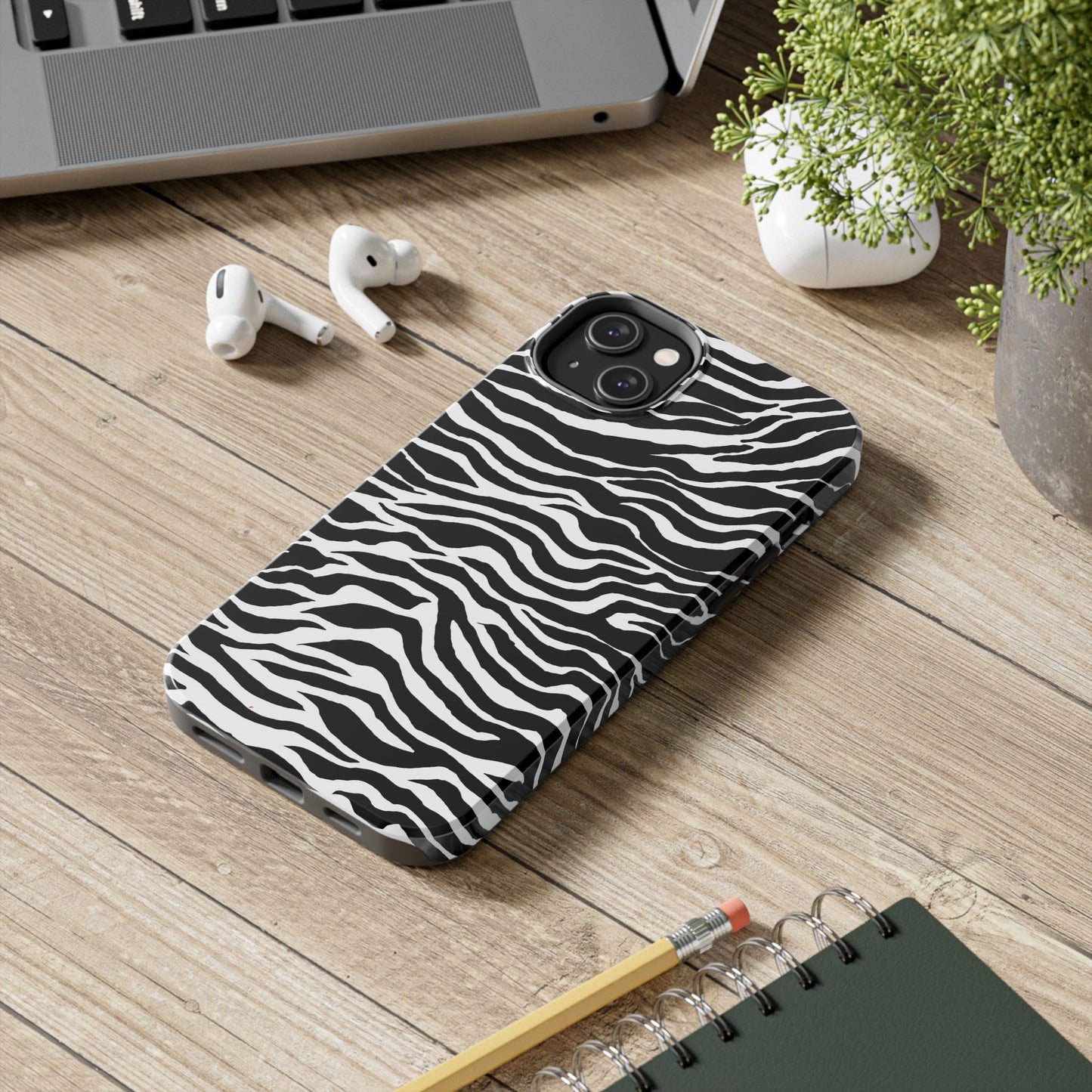 Zebra White Phone Case