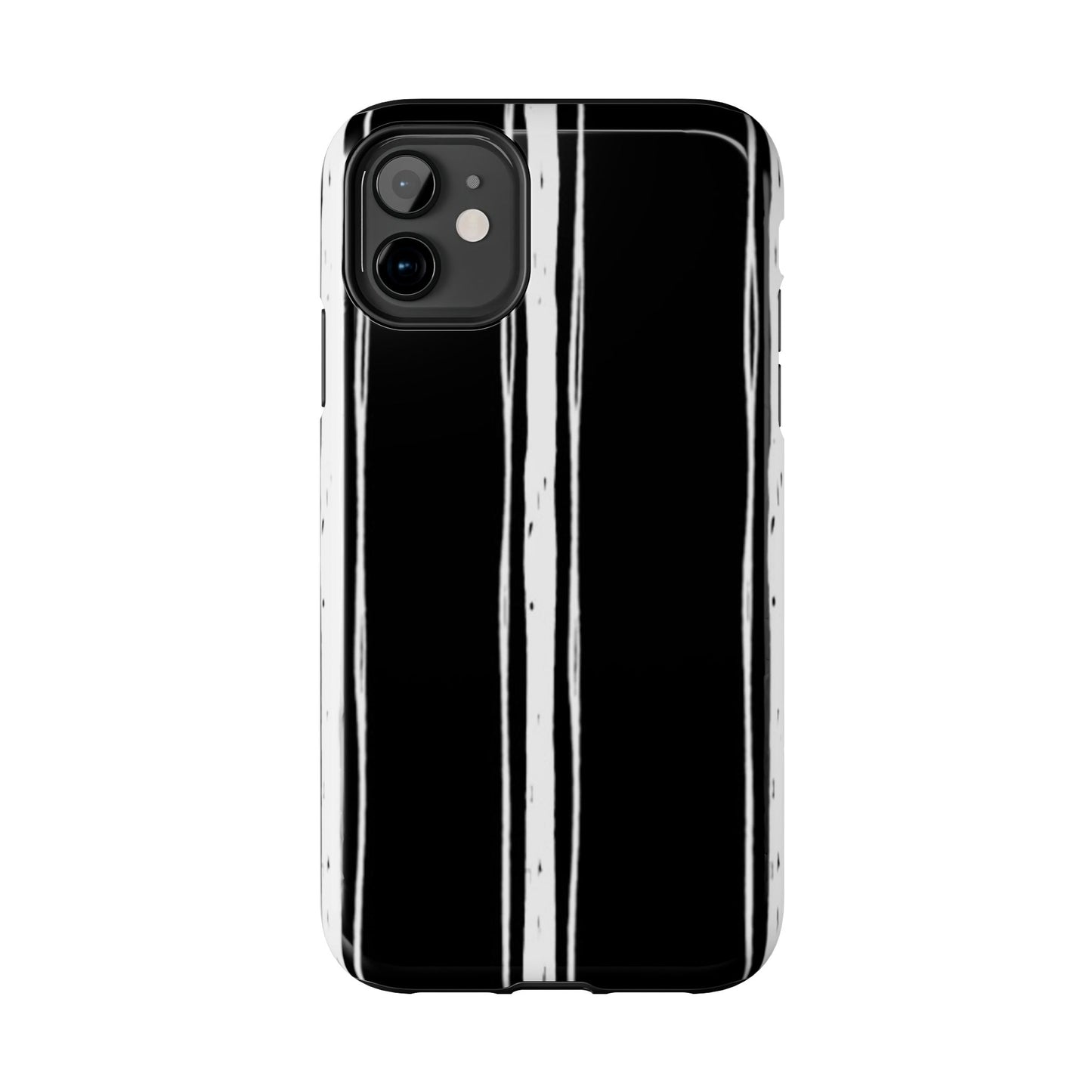 Black / White Stripe Phone Case