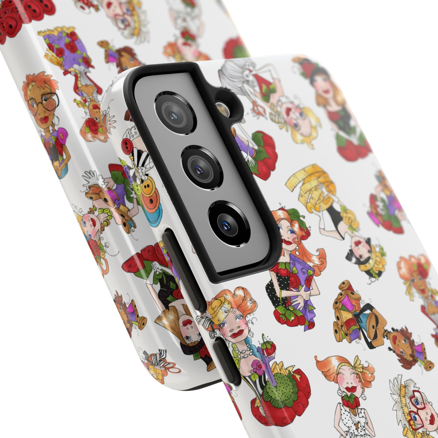 Curious Toss White Phone Case