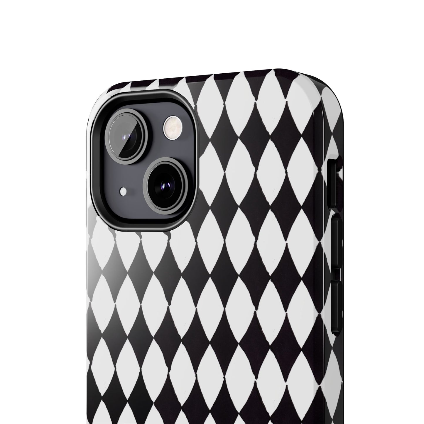 Diamond White / Black Phone Case