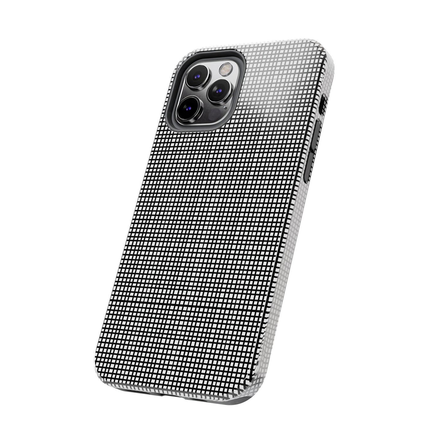 Window Pane White / Black Phone Case