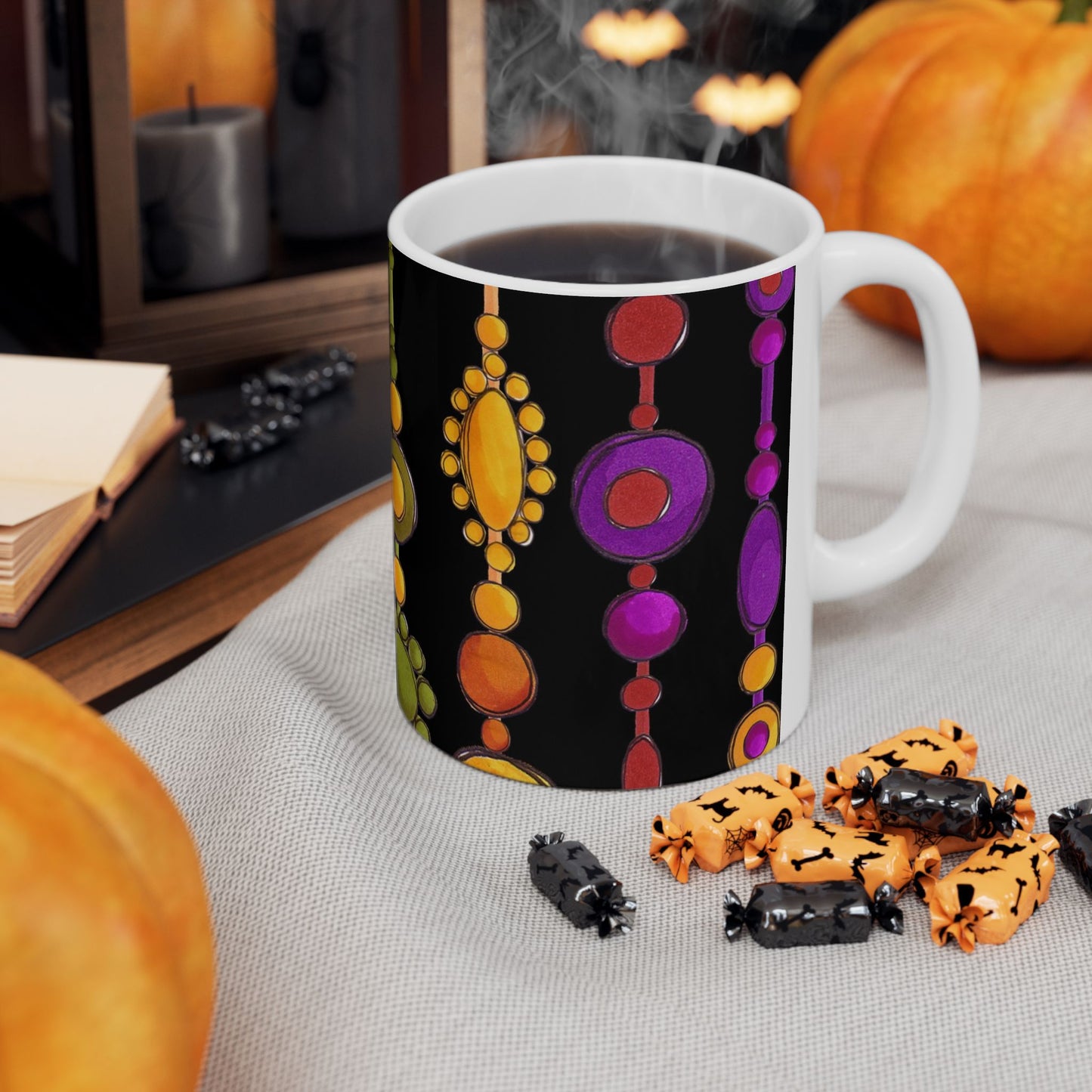 Spice Beaded Curtain Cup