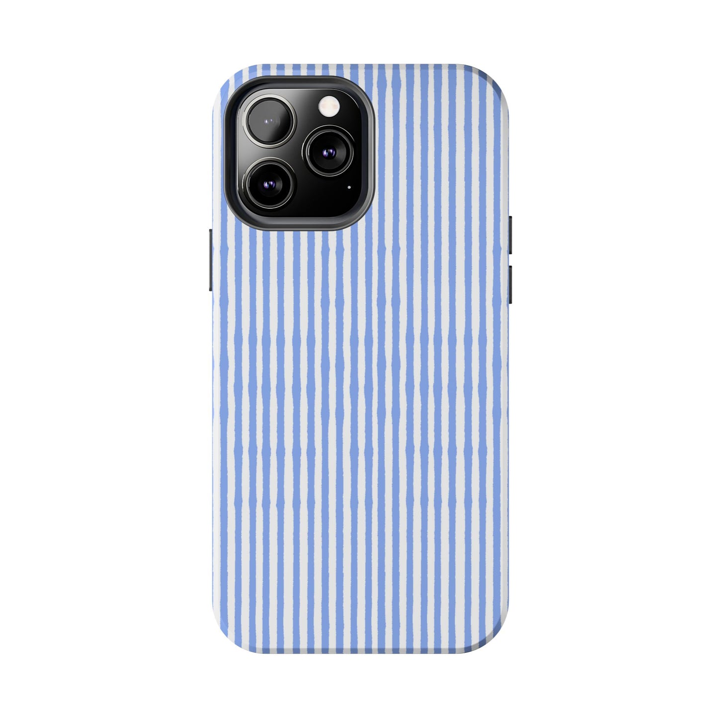 Lazy Stripe Blue / White Phone Case