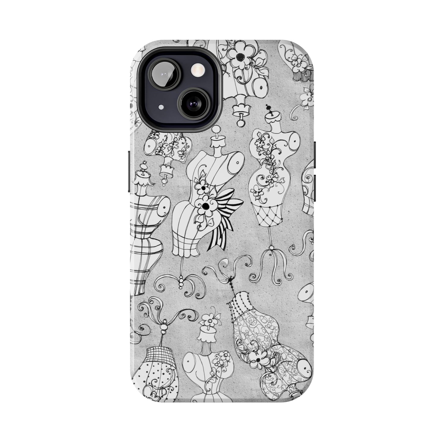 Mannequineque Silver Phone Case
