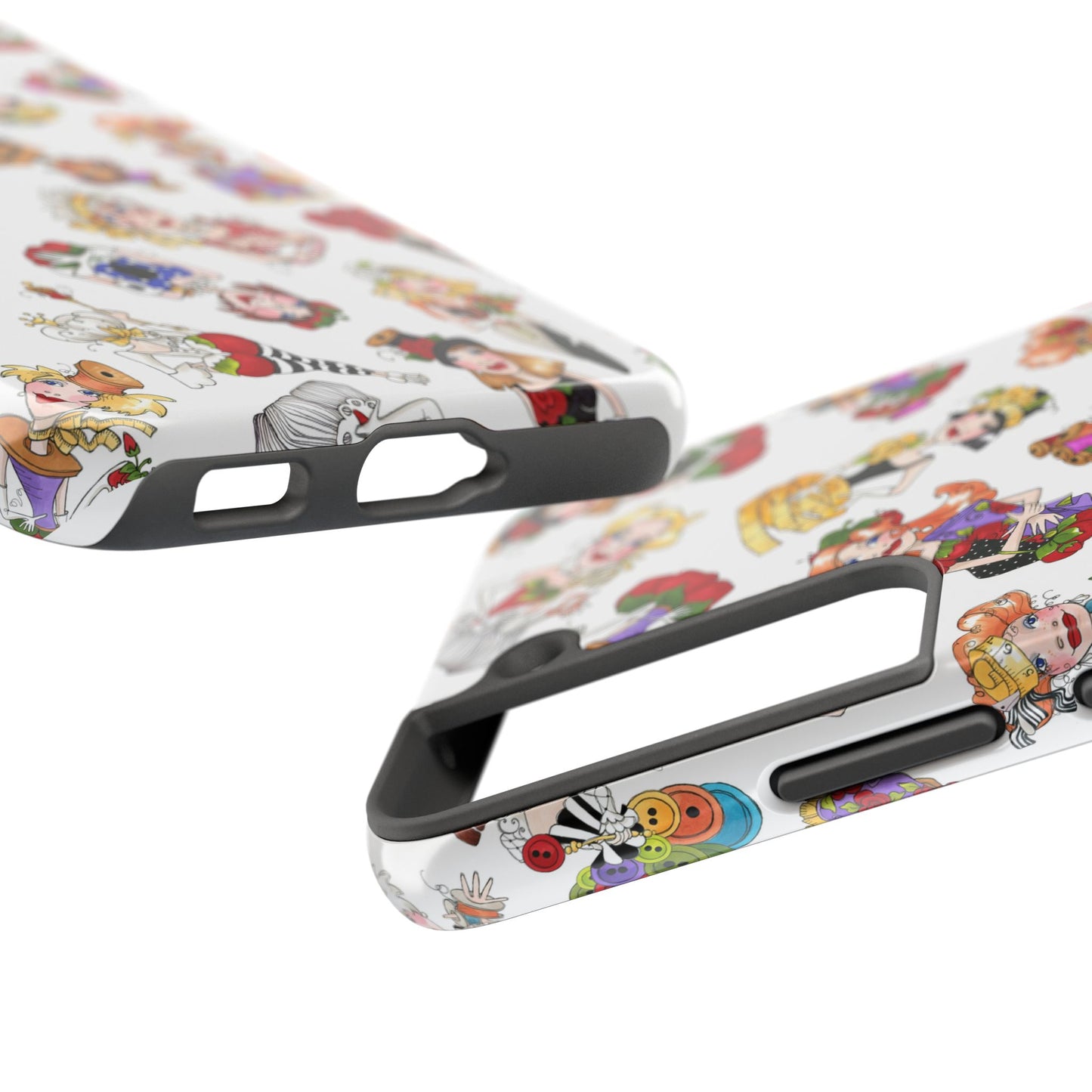 Curious Toss White Phone Case