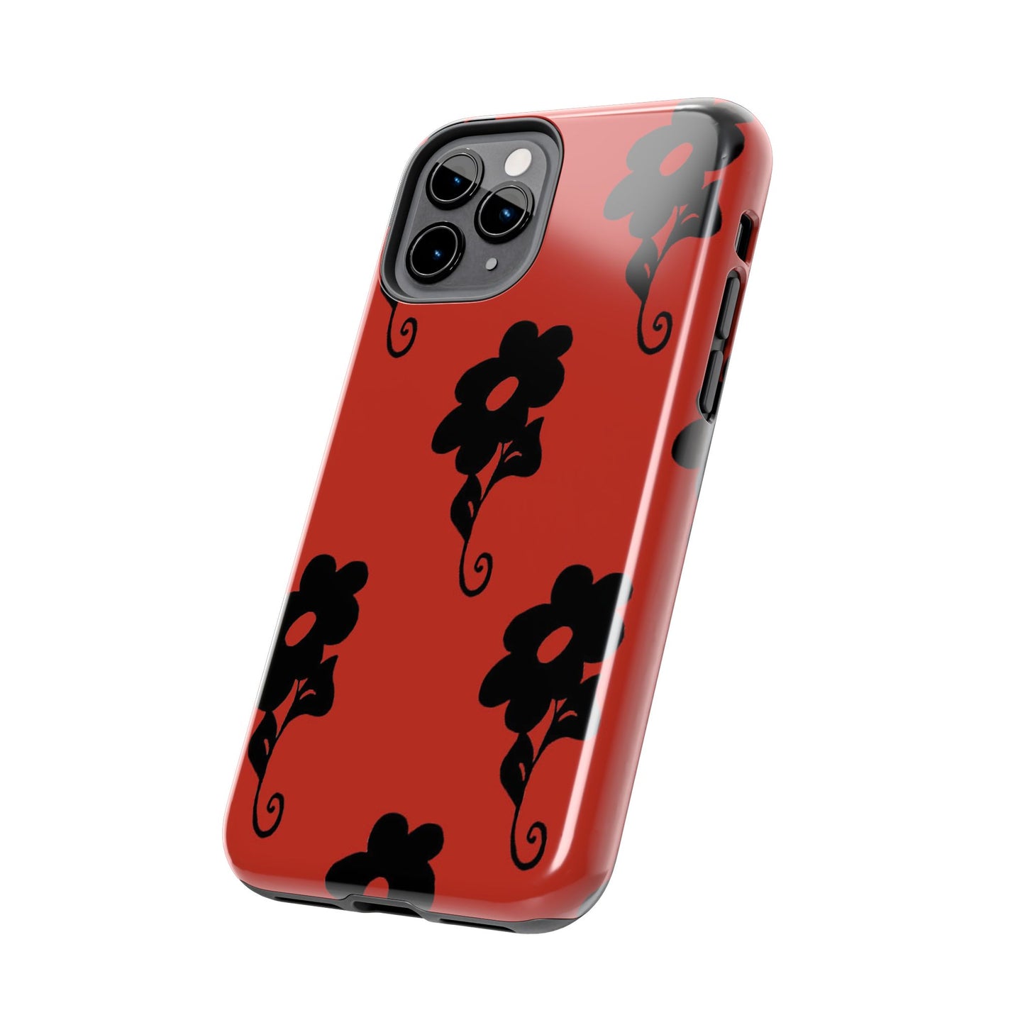 Daring Daisy Red Phone Case
