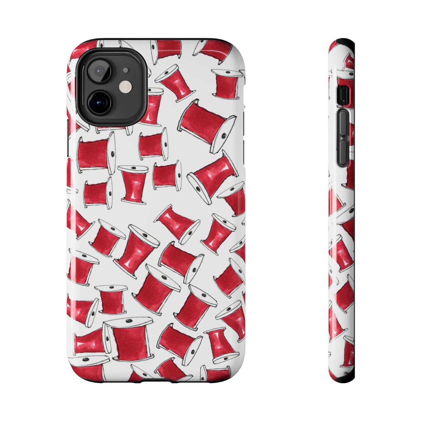 Red Thread White Phone Case