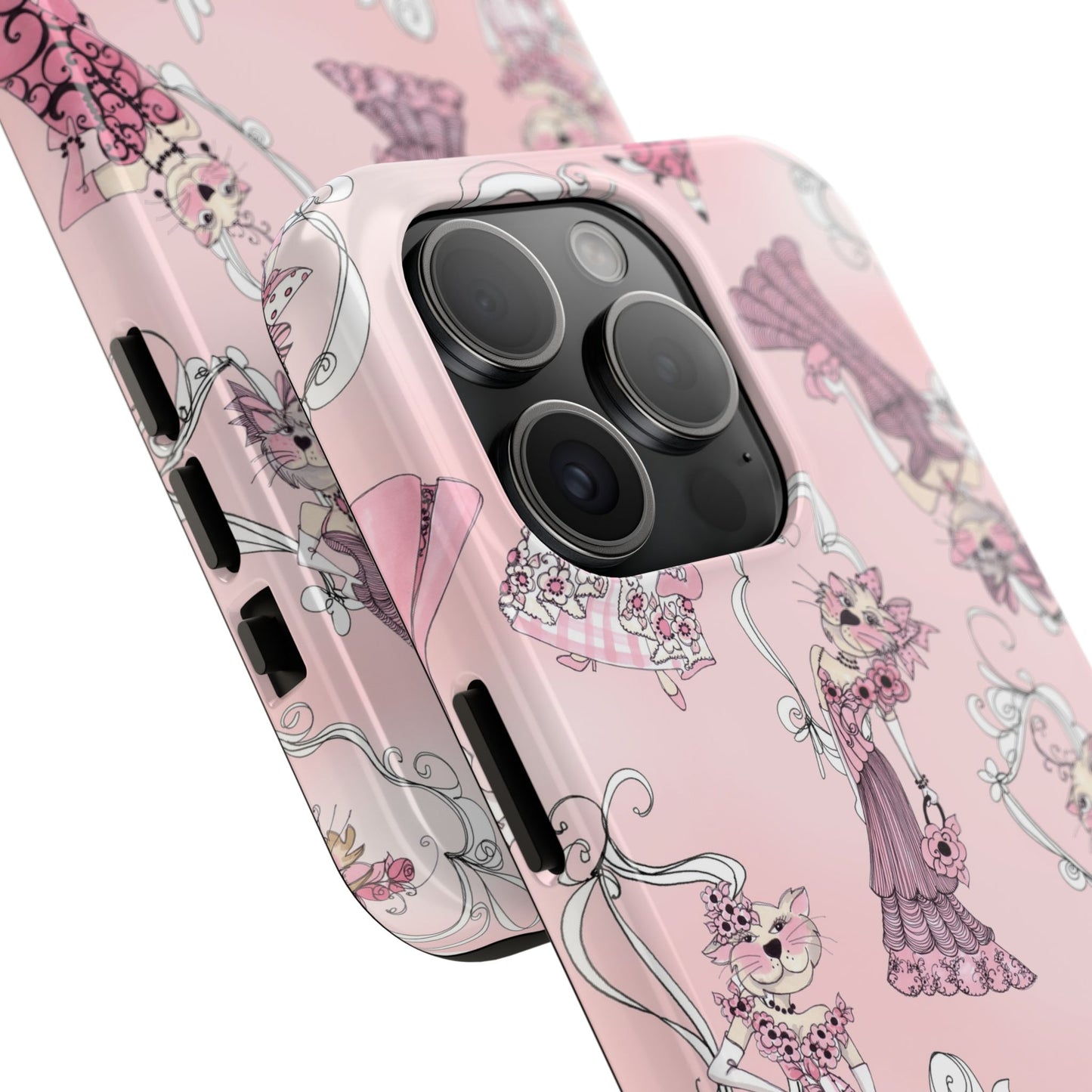 Lady Cats Tossed Phone Case