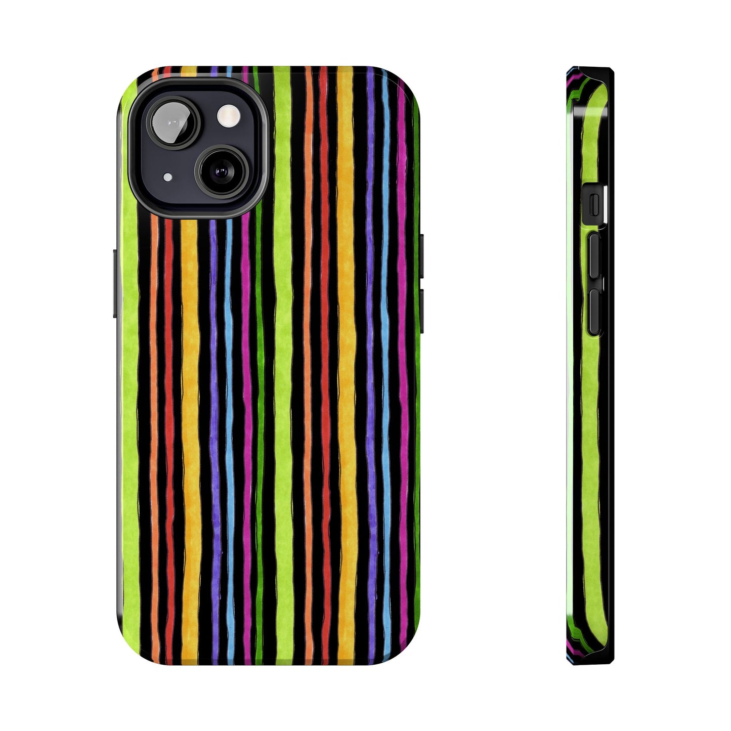 Stripe Fancy Black Phone Case