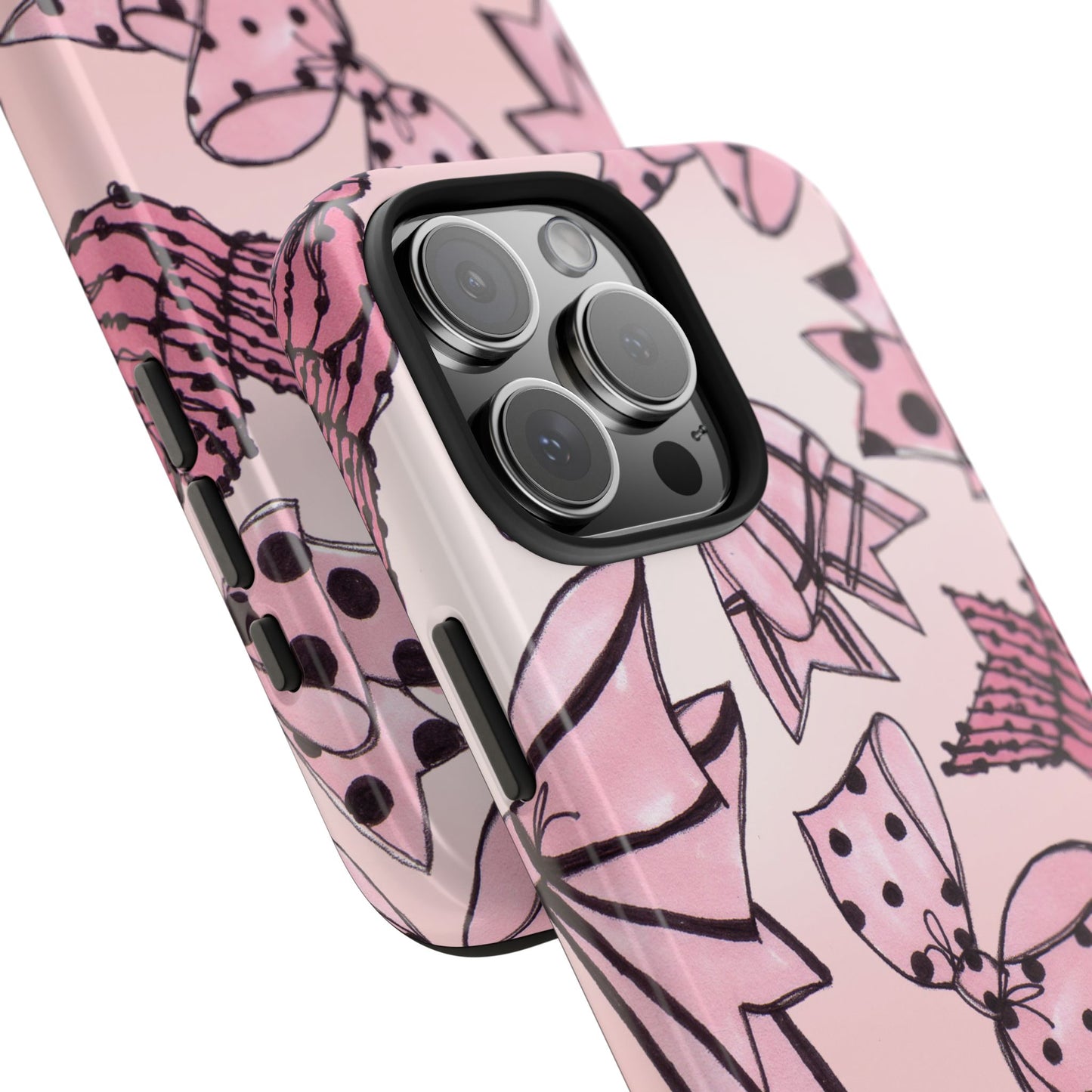 Cat Bows Pink Phone Case