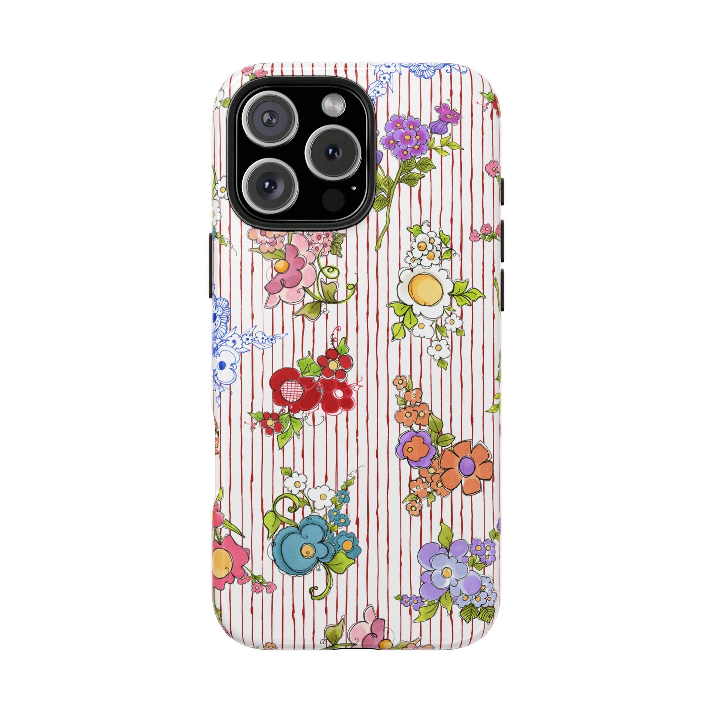 Mixed Bouquets Red / White Phone Case