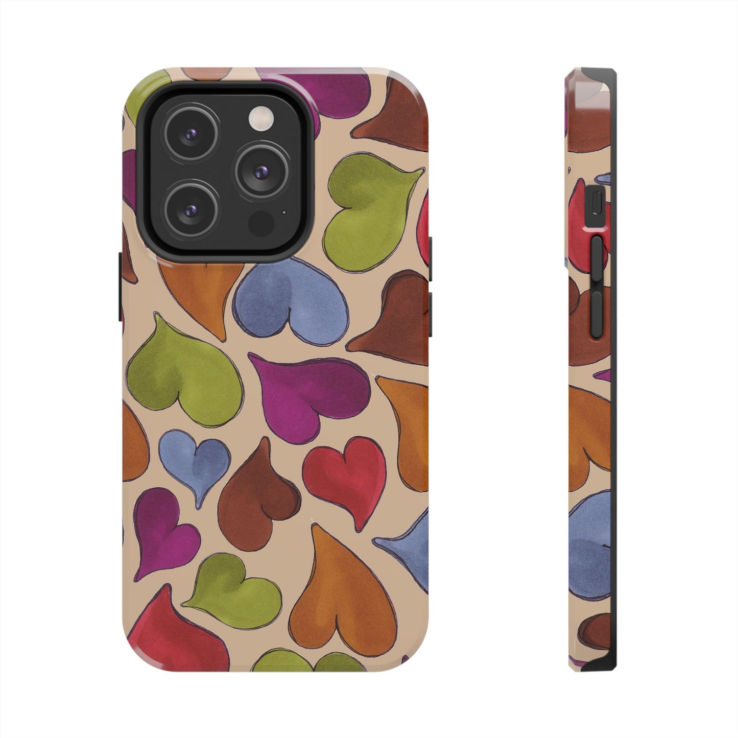 Big Hearted Khaki Phone Case