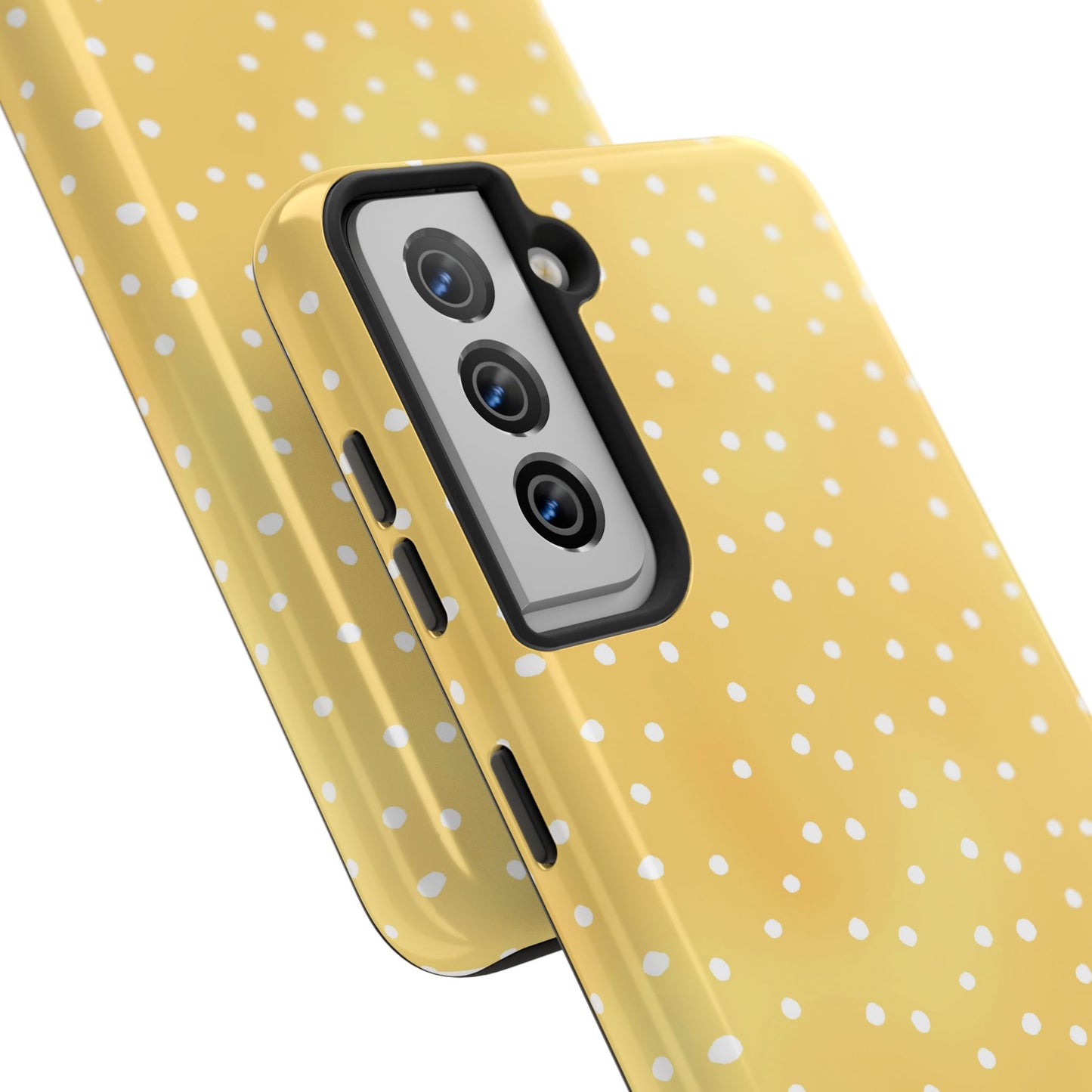Dinky Dots Yellow / White Phone Case