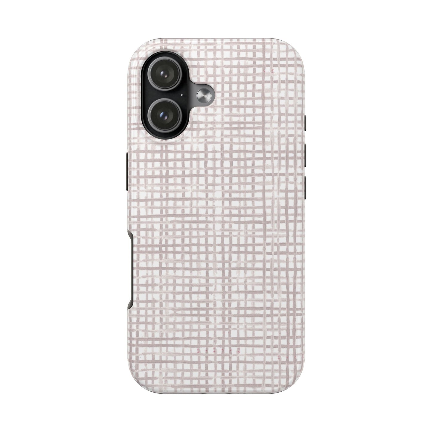 Gingham Gray Phone Case