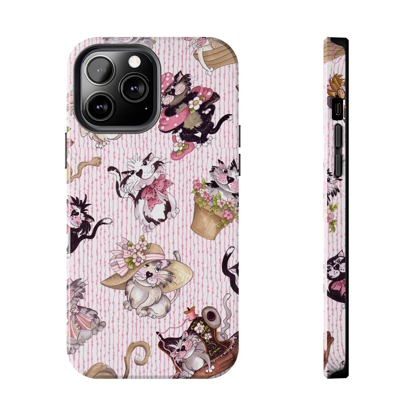 Fancy Cats Pink Phone Case