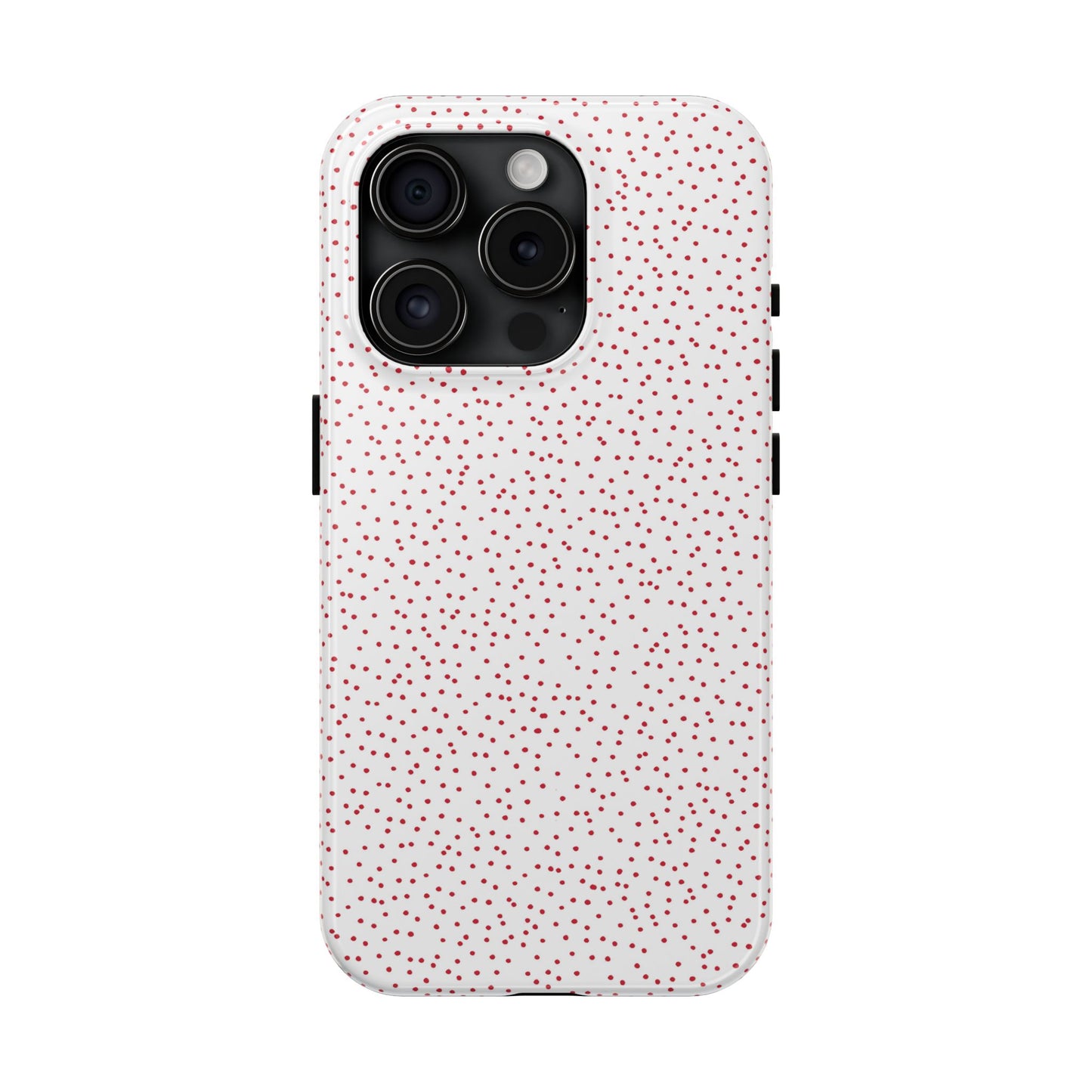 Dinky Dots White / Red Phone Case