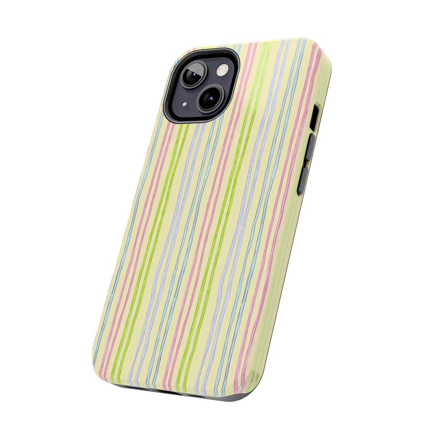 Belle Stripe Yellow Phone Case