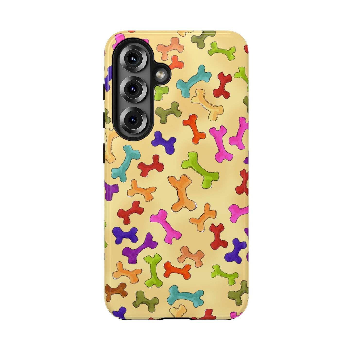 Happy Bones Yellow Phone Case