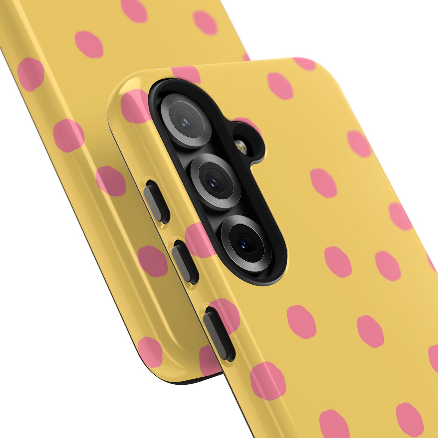 Jumbo Dots Yellow / Pink Phone Case