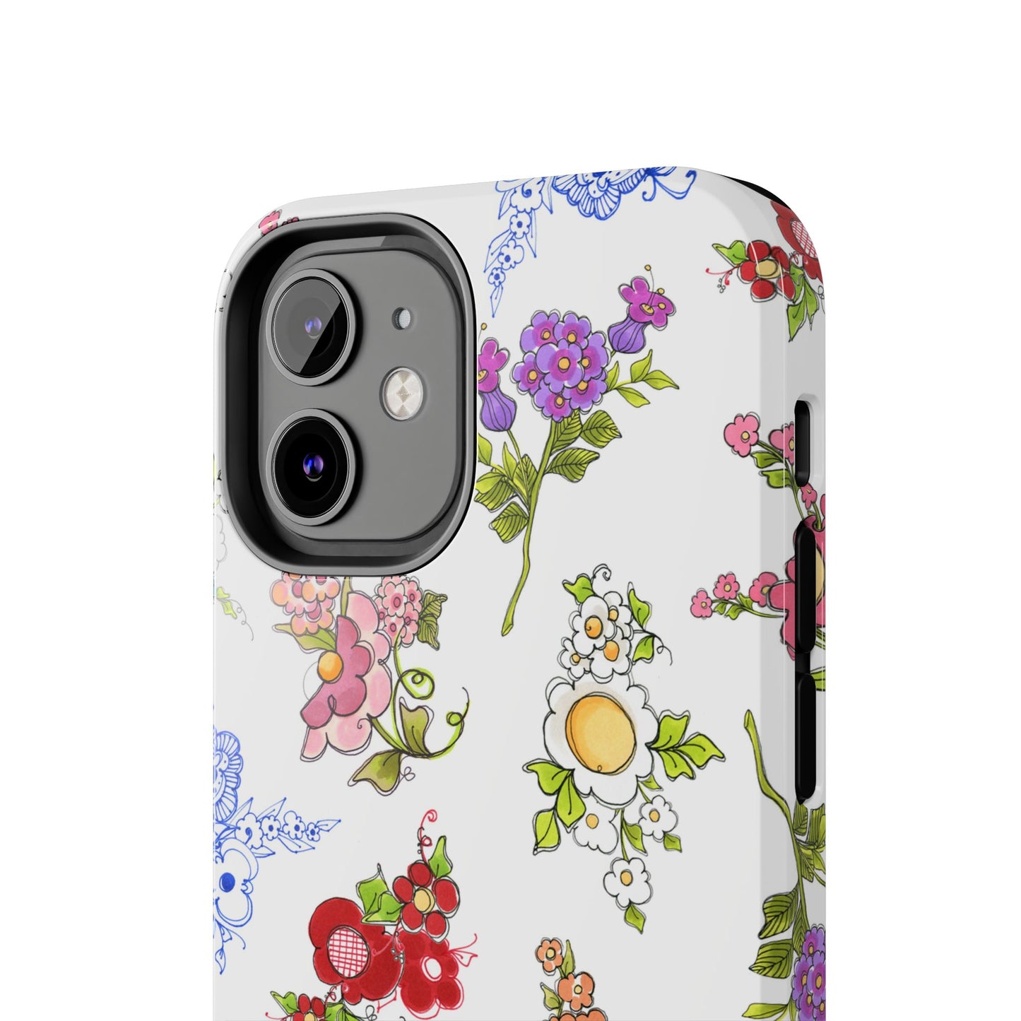 Mixed Bouquets White Phone Case