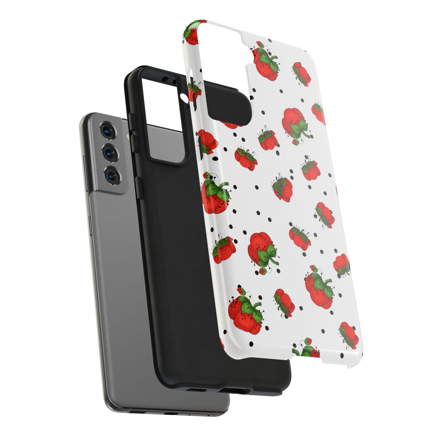 Pin Dots White Phone Case