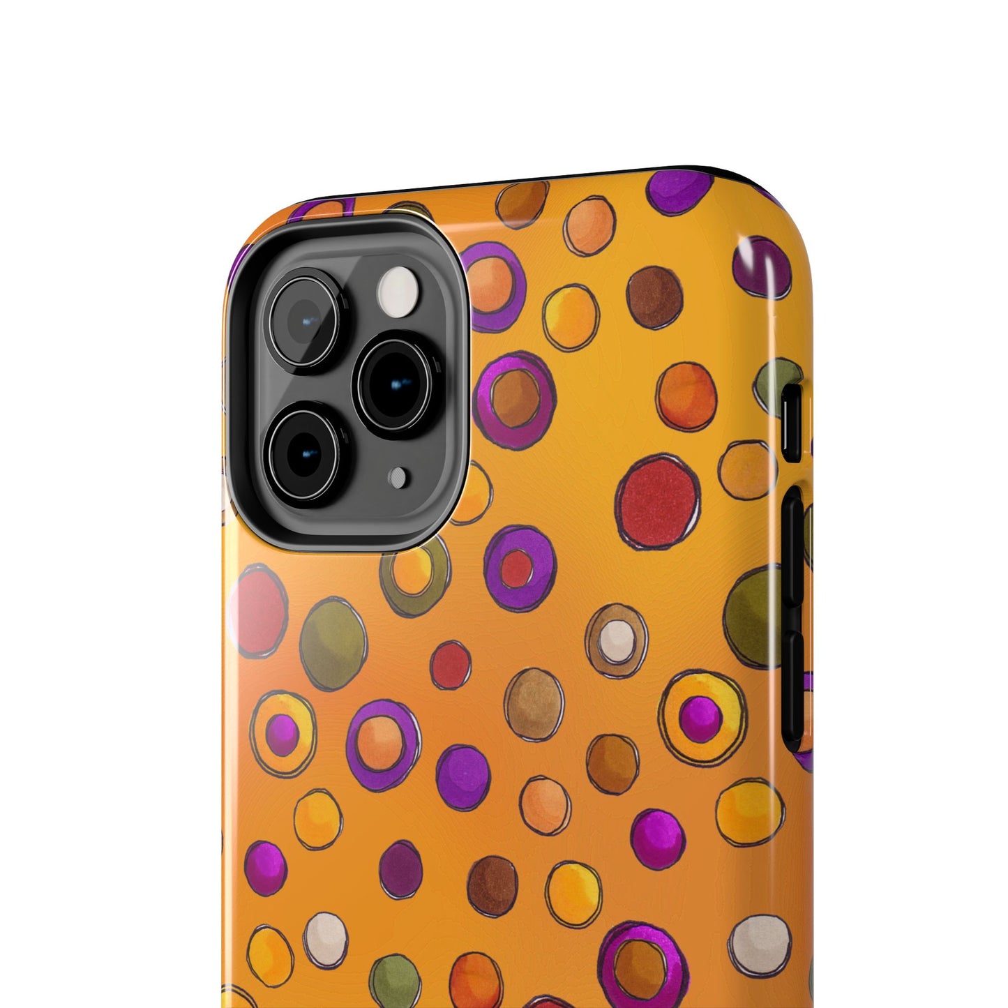 Double Dot Yellow Phone Case