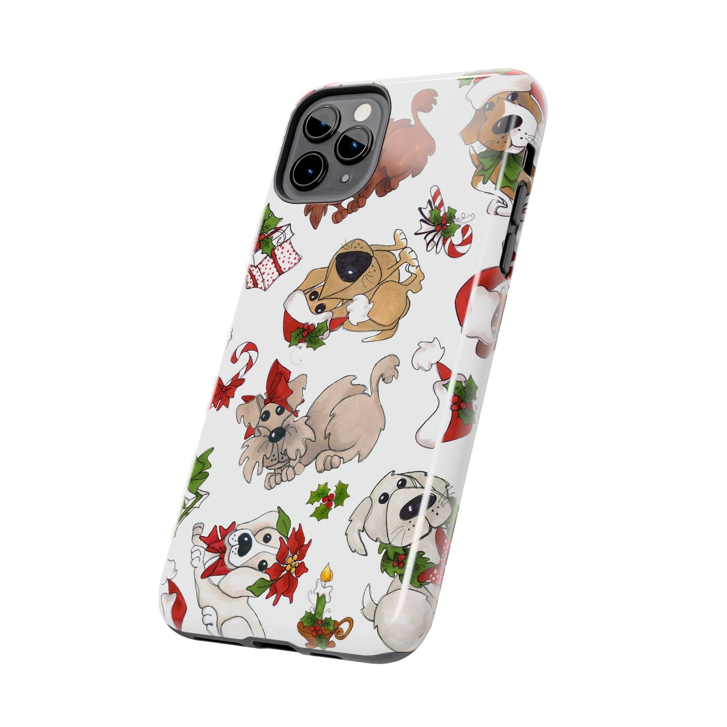Doggie Toss White Phone Case