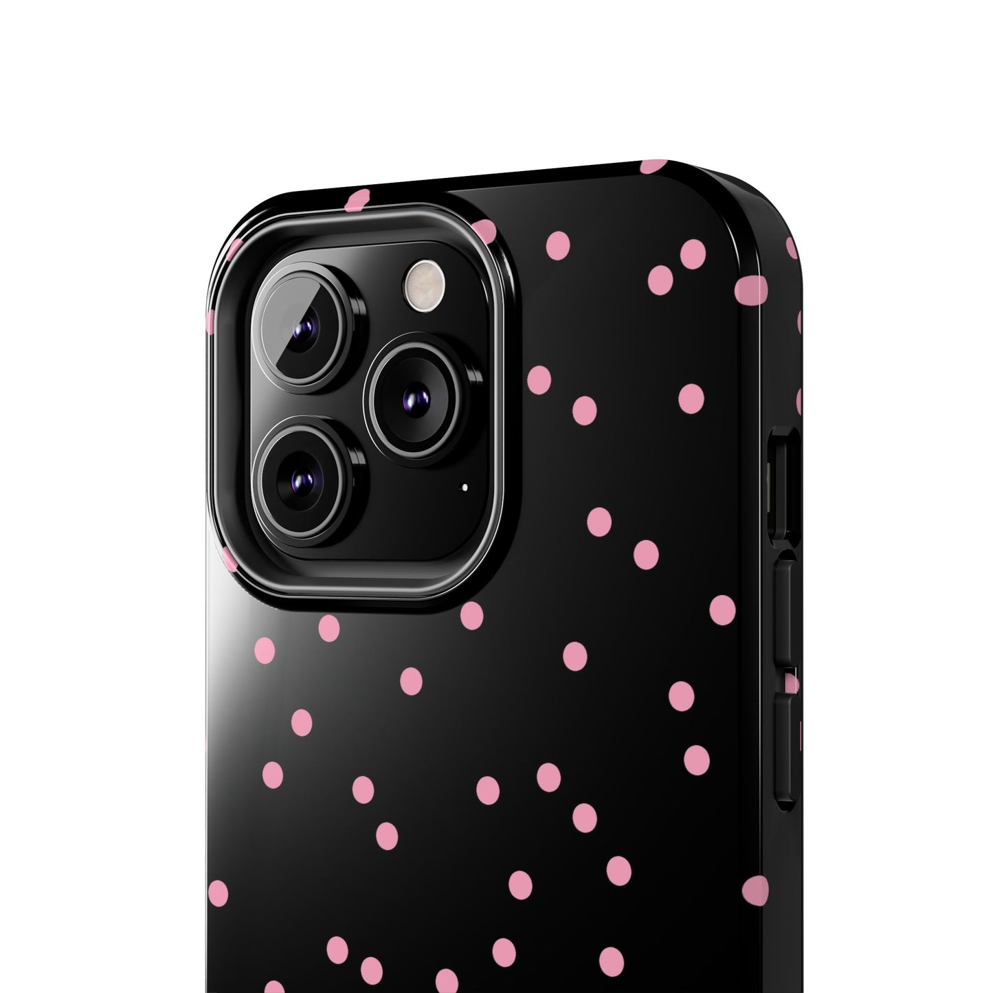 Space Dots Black / Pink Phone Case
