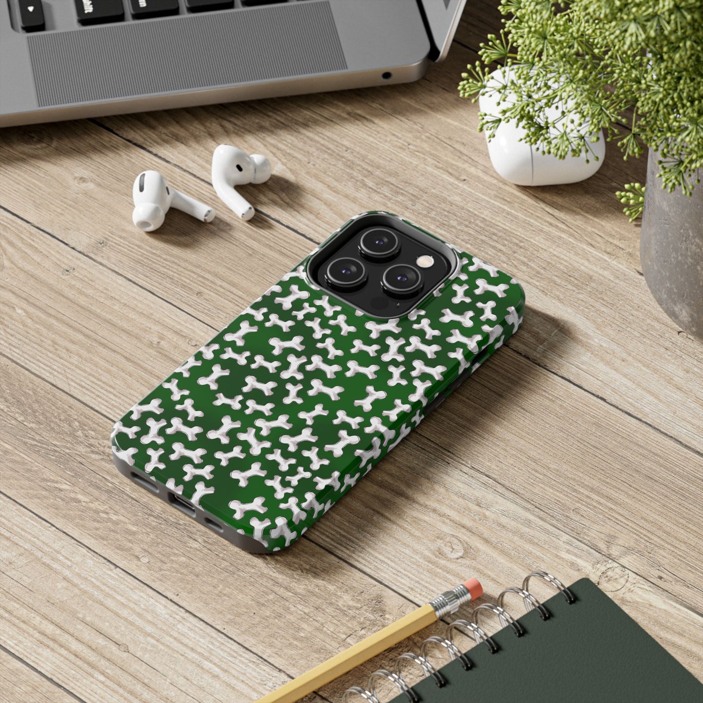 Bones a Lot Green Phone Case