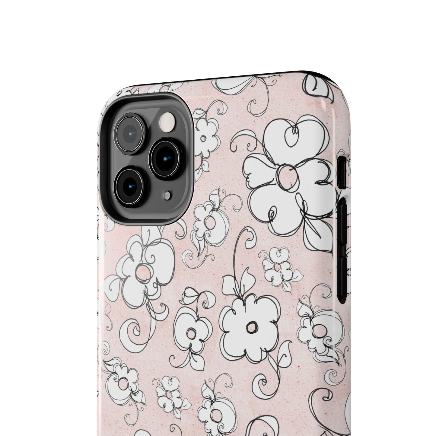 Lady Flowers Paris Pink Phone Case