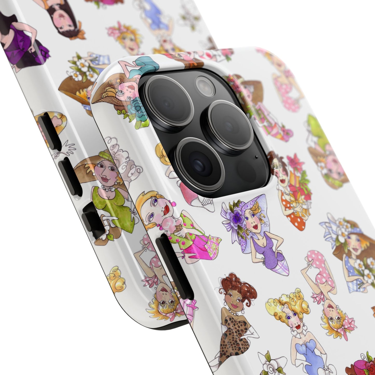 Fast Women Tossed White Phone Case