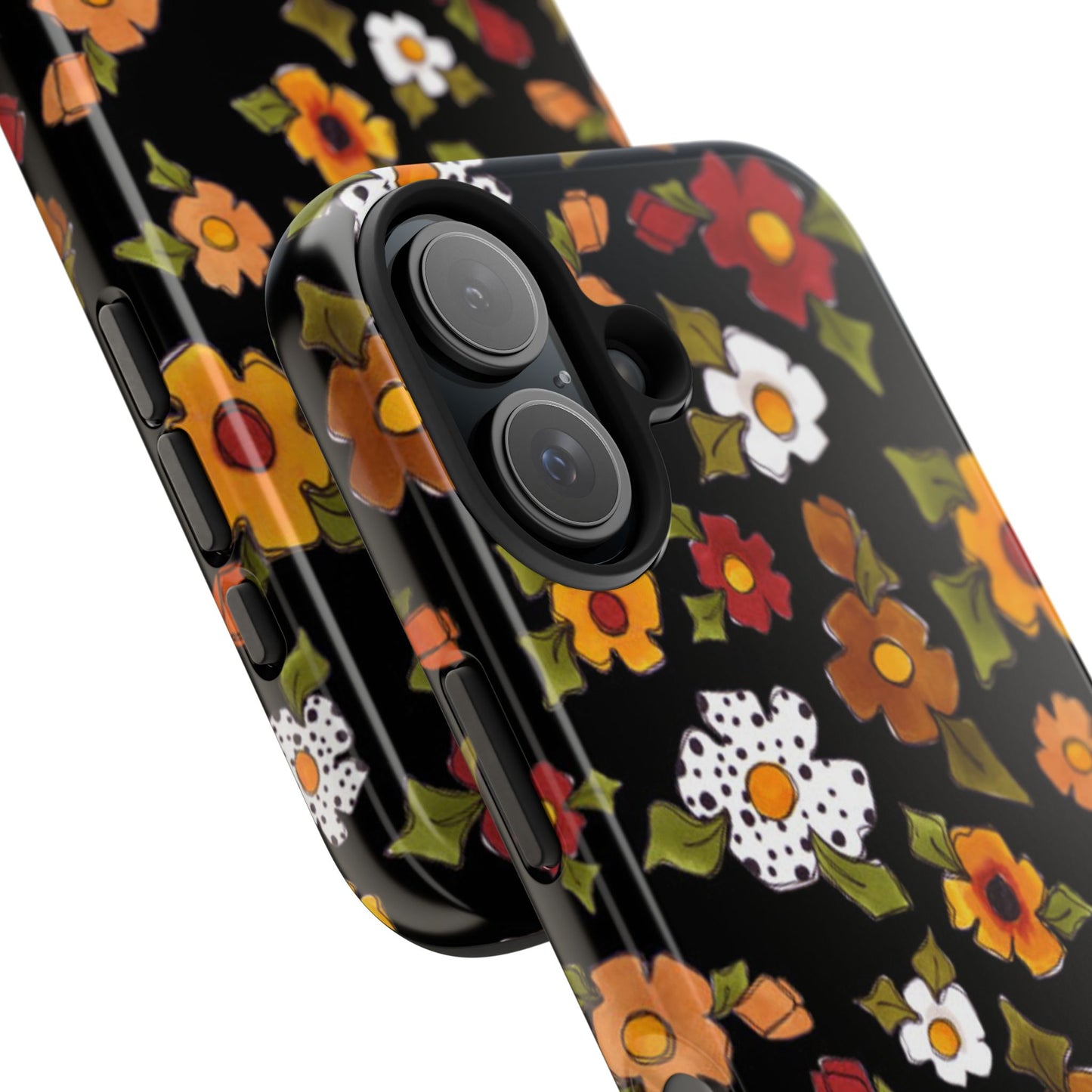 Spice Posie Black Phone Case