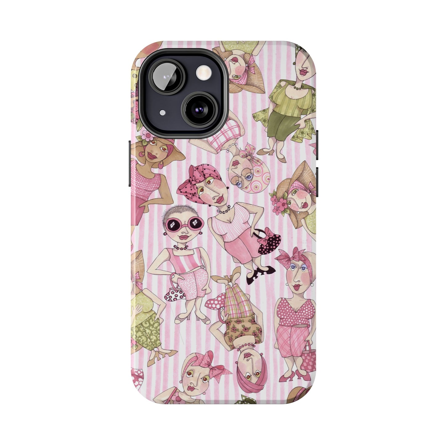 Tossed Ladies Pink Phone Case