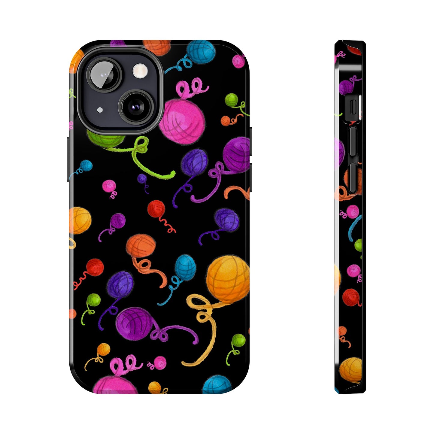 Yarniverse Black Phone Case