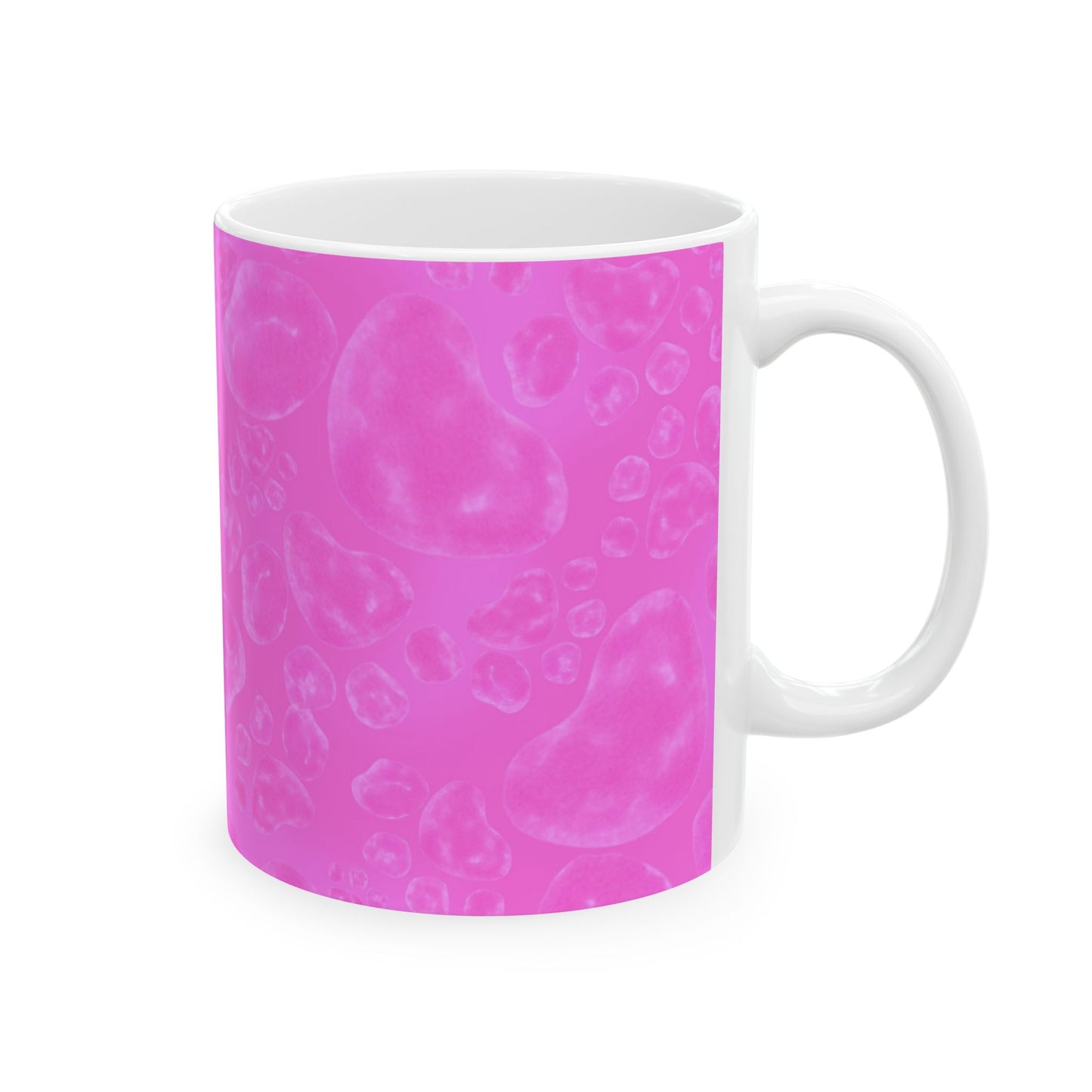 Paw Dots Cerise Cup