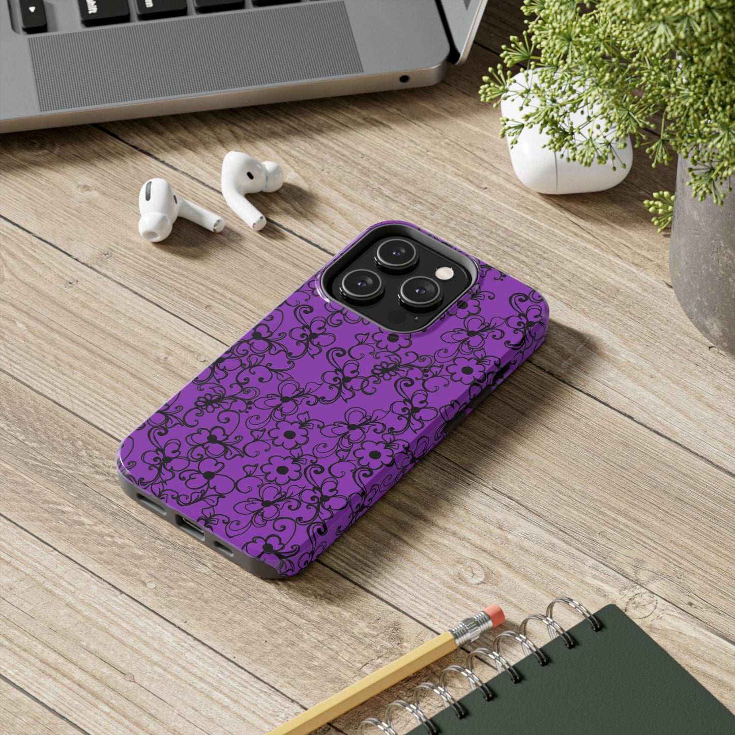 Daisy Jungle Purple Phone Case