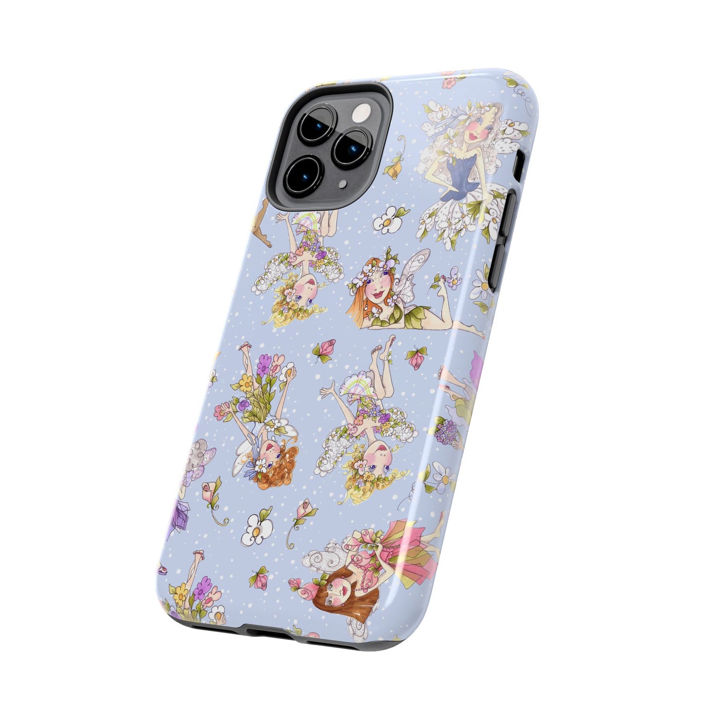 Tossed Fairies Blue Phone Case