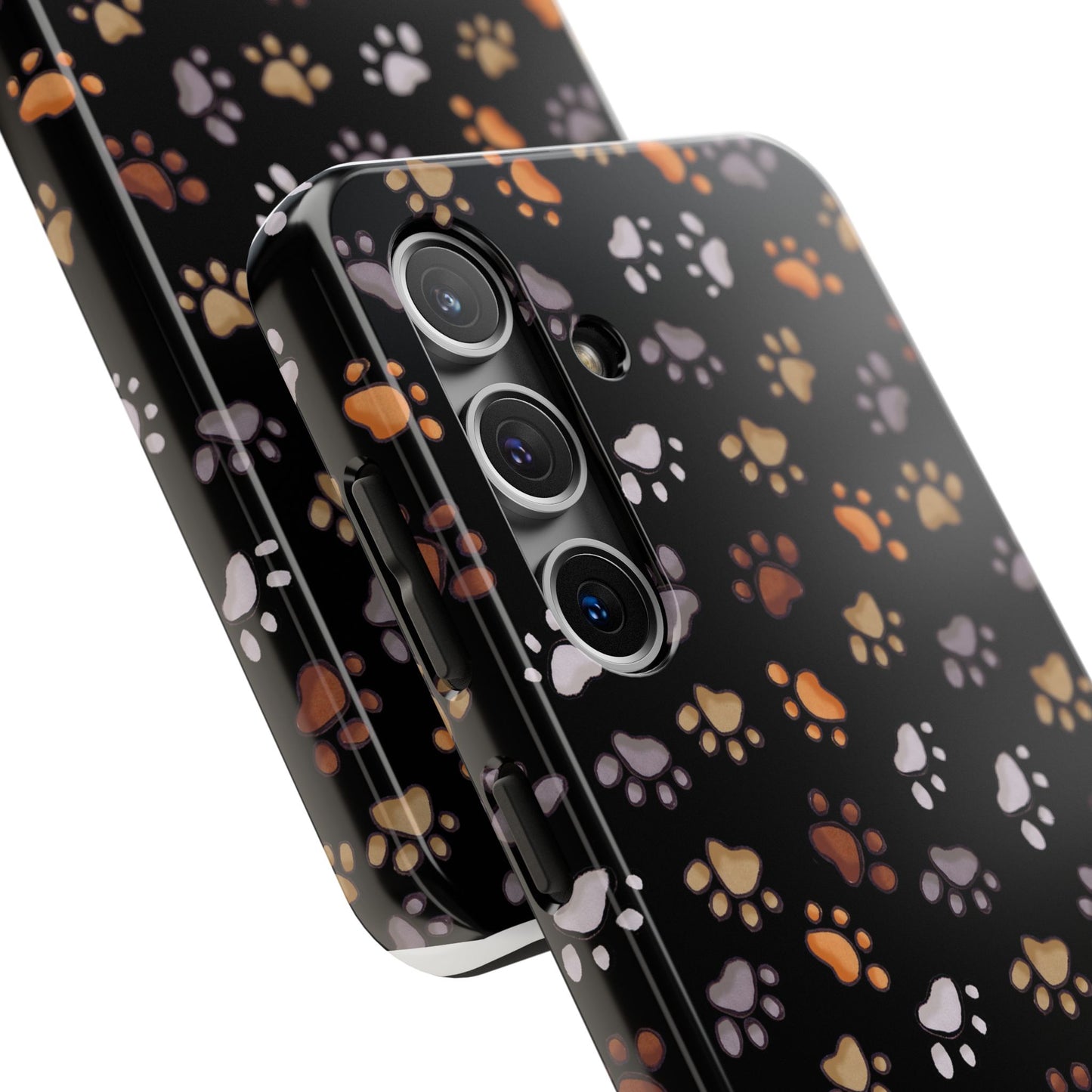 Puppy Paws Black Phone Case
