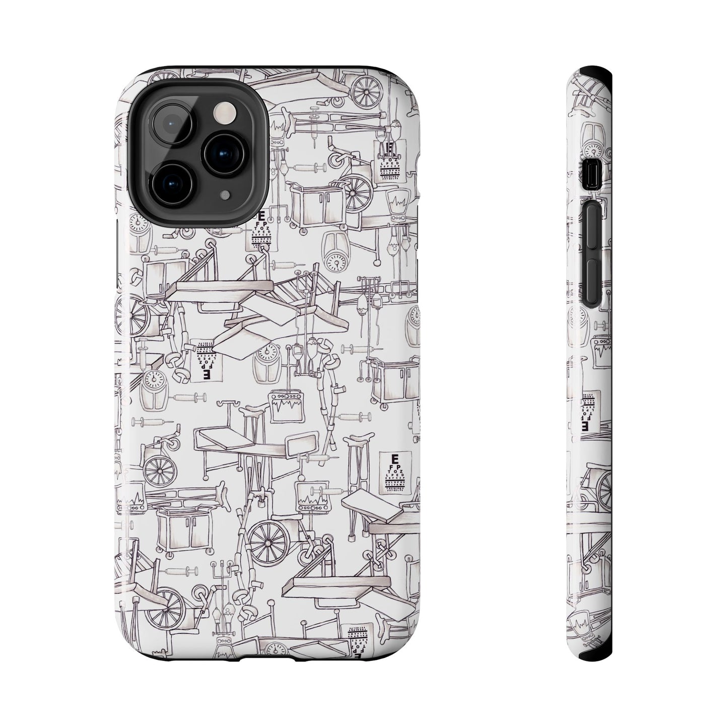 Essentials White / White Phone Case